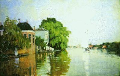 Claude Monet Landscape near Zaandam